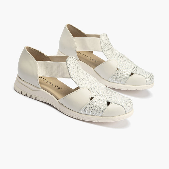 pitillos Plumas cangrejera blanco