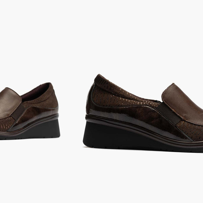 Pitillos Zapato Abotinado Gucci Mujer Color Marrón