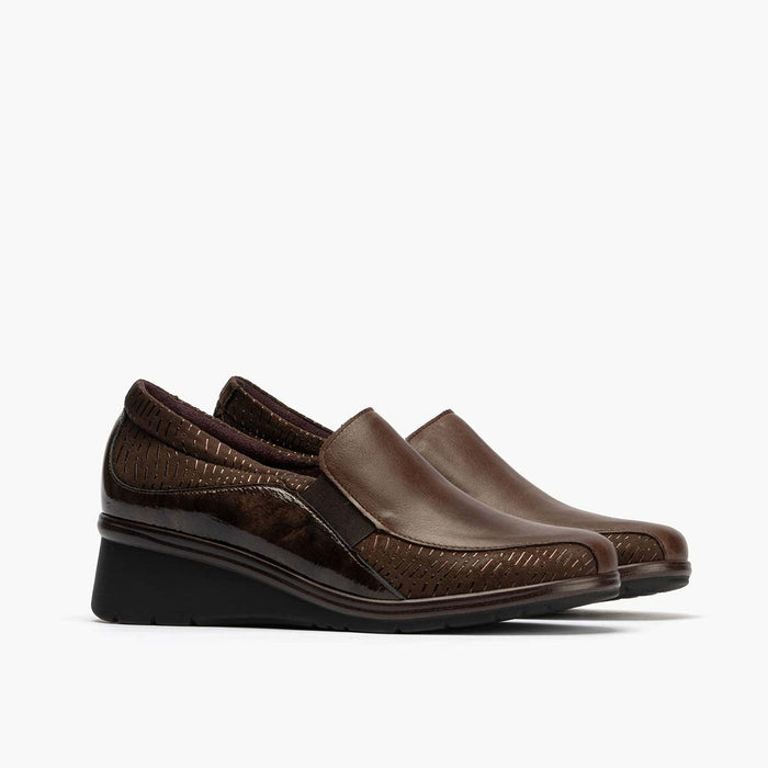 pitillos Zapato Abotinado Gucci mujer color marrón