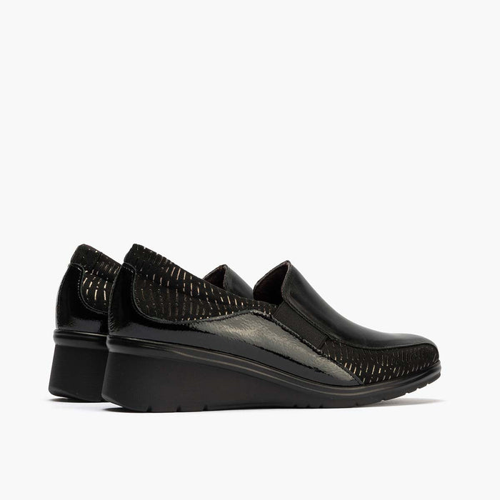 Pitillos Zapato Abotinado Gucci Mujer Color Negro