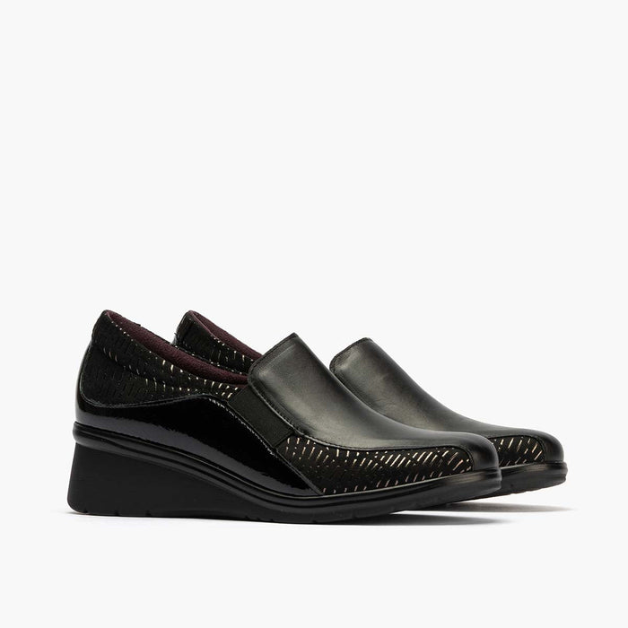 pitillos Zapato Abotinado Gucci mujer color negro