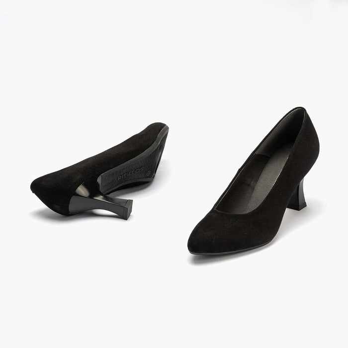 Pitillos Zapato De Salón Ante Mujer Color Negro