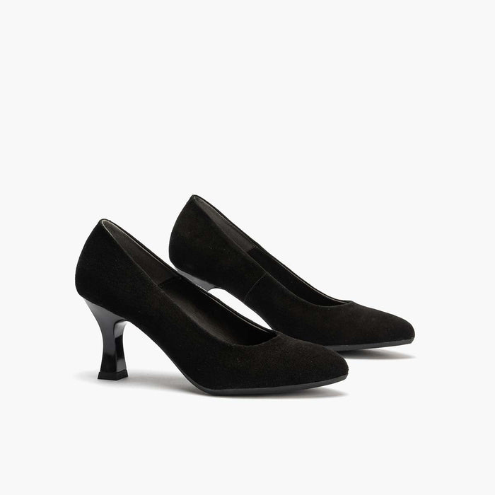 pitillos Zapato de Salón Ante mujer color negro