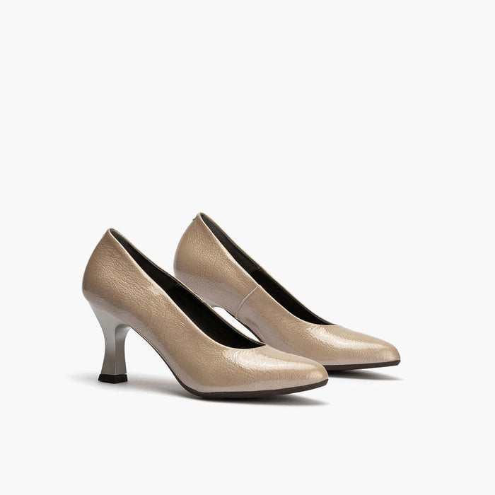 pitillos Zapato de Salón Charol de mujer color piedra