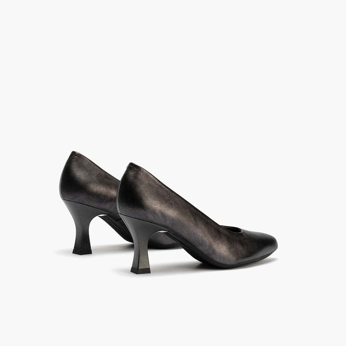 Pitillos Zapato De Salón Laminado De Mujer Color Antracita