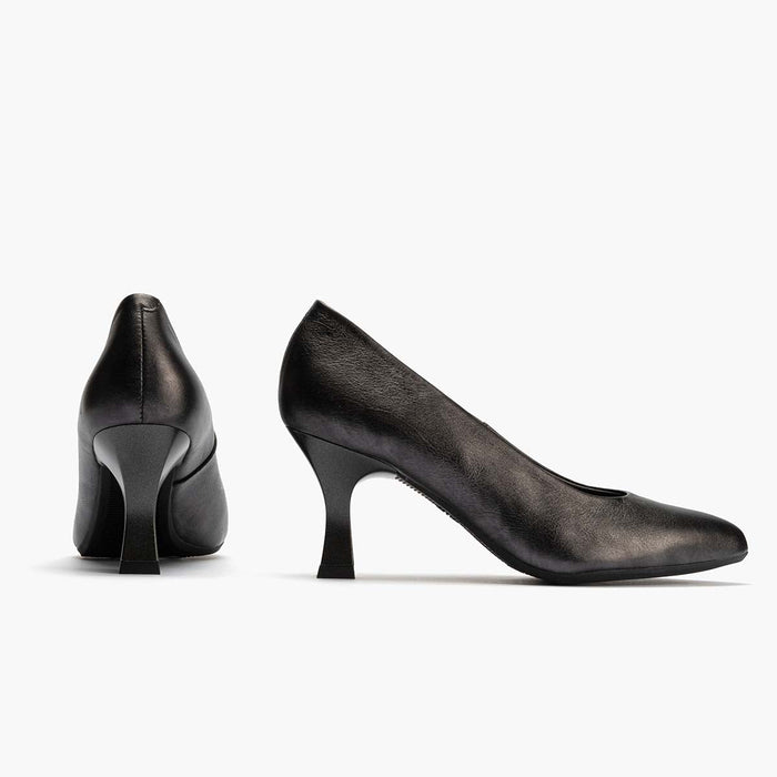 Pitillos Zapato De Salón Laminado De Mujer Color Antracita