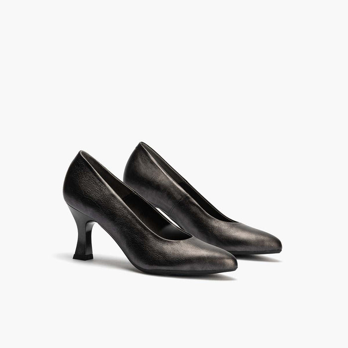 pitillos Zapato de Salón Laminado de mujer color antracita