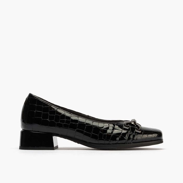 pitillos Zapato de Salón Pico con Adorno para mujer color negro