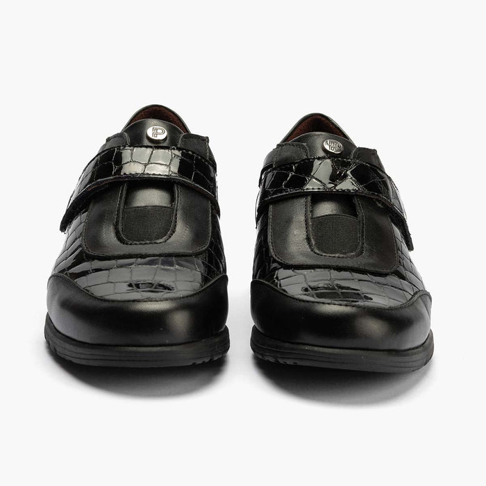 Pitillos Zapato Deportivo Combinado De Mujer Color Negro