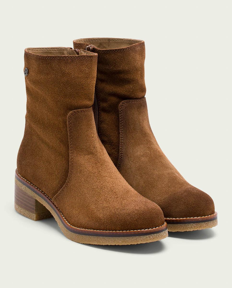 Porronet BOTINES DE PIEL CUERO CON CREMALLERA GIUNIA