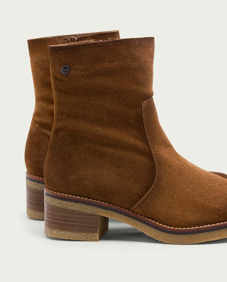 Porronet BOTINES DE PIEL CUERO CON CREMALLERA GIUNIA