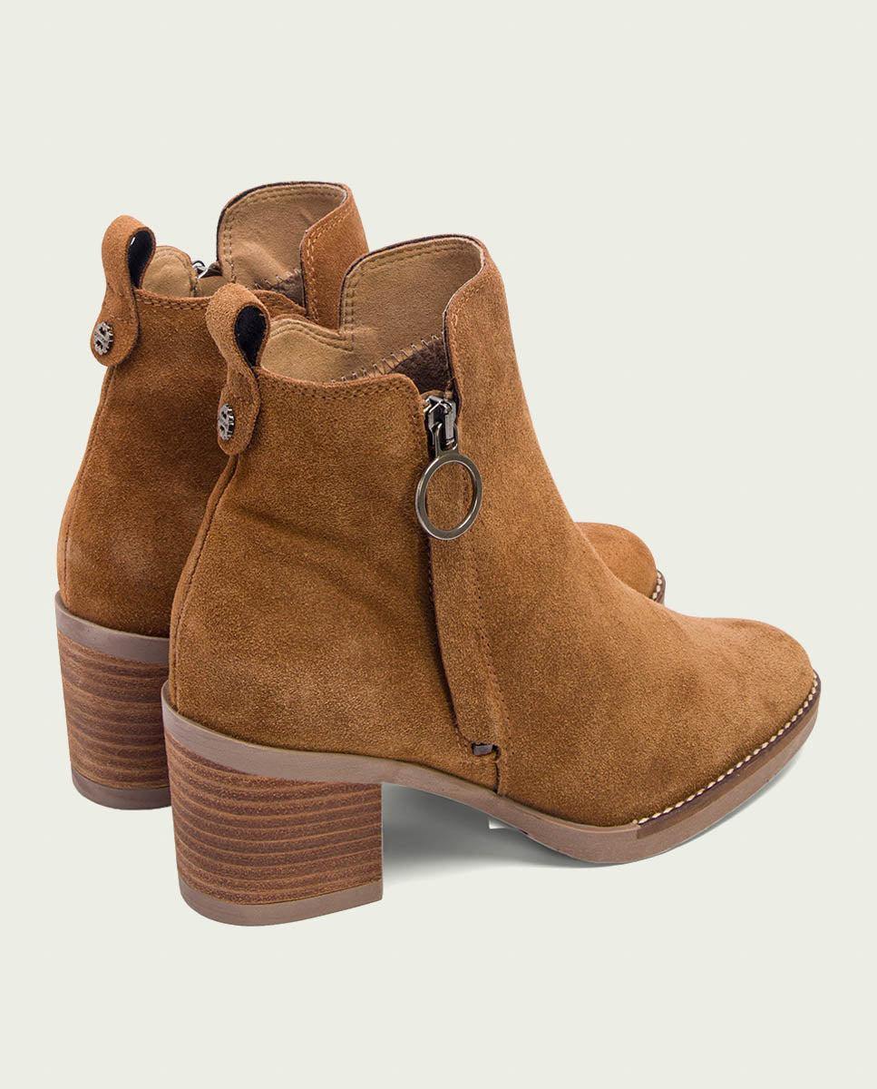 Porronet BOTINES DE TACÓN CUERO CON CREMALLERA NERY