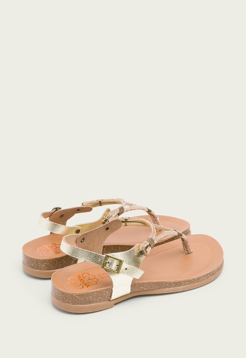 Porronet ESCLAVA BIO CON PALA DE BRILLANTES PLATINO DELTA