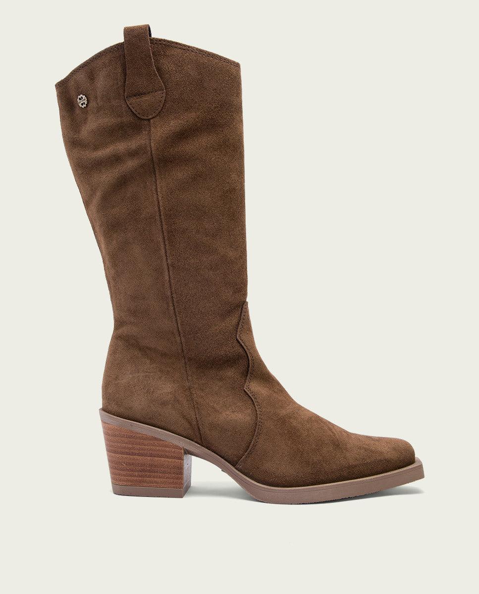 porronet BOTAS COWBOY MOKA CON CREMALLERA JAVA