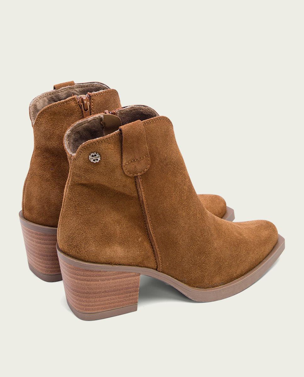 Porronet BOTINES COWBOY CUERO CON CREMALLERA JARA