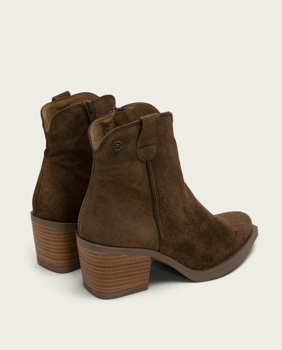 Porronet BOTINES COWBOY MOKA CON CREMALLERA JARA