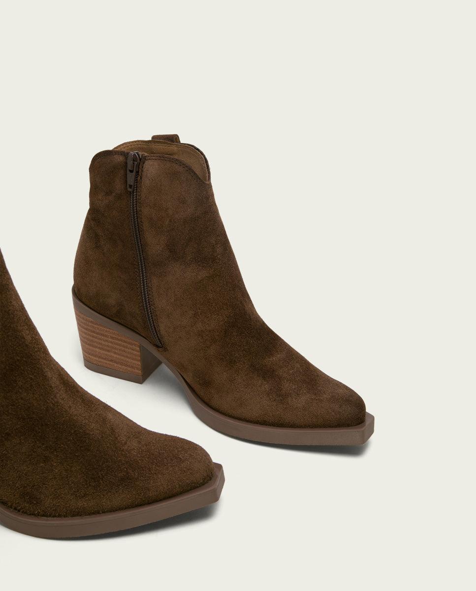 Porronet BOTINES COWBOY MOKA CON CREMALLERA JARA