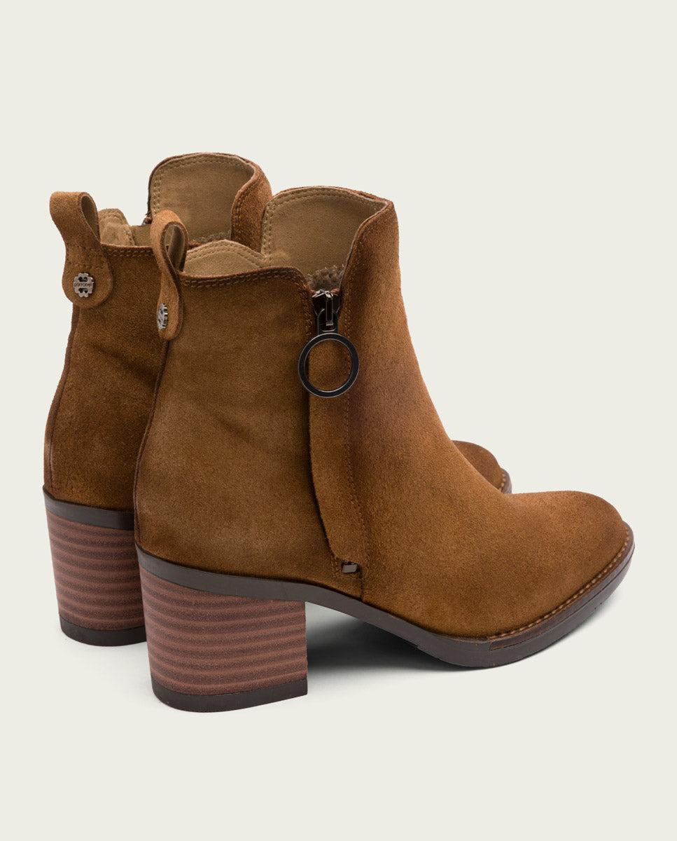 Porronet BOTINES DE PIEL CUERO CON CREMALLERA JUNO