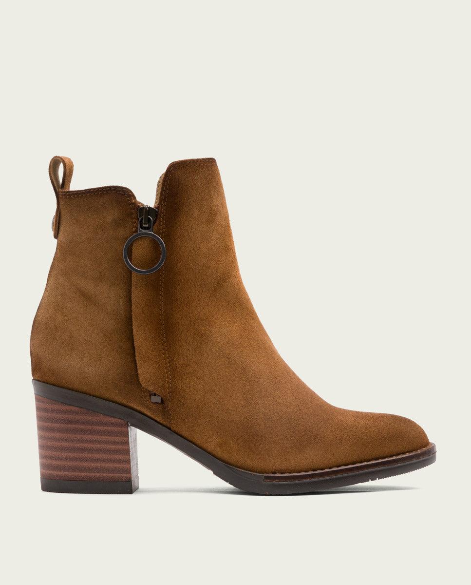 porronet BOTINES DE PIEL CUERO CON CREMALLERA JUNO