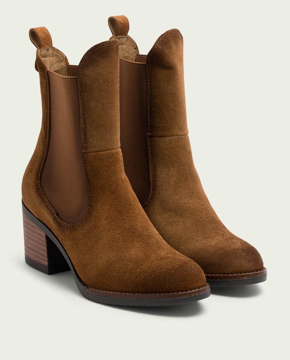 Porronet BOTINES DE PIEL CUERO CON ELÁSTICOS JANA