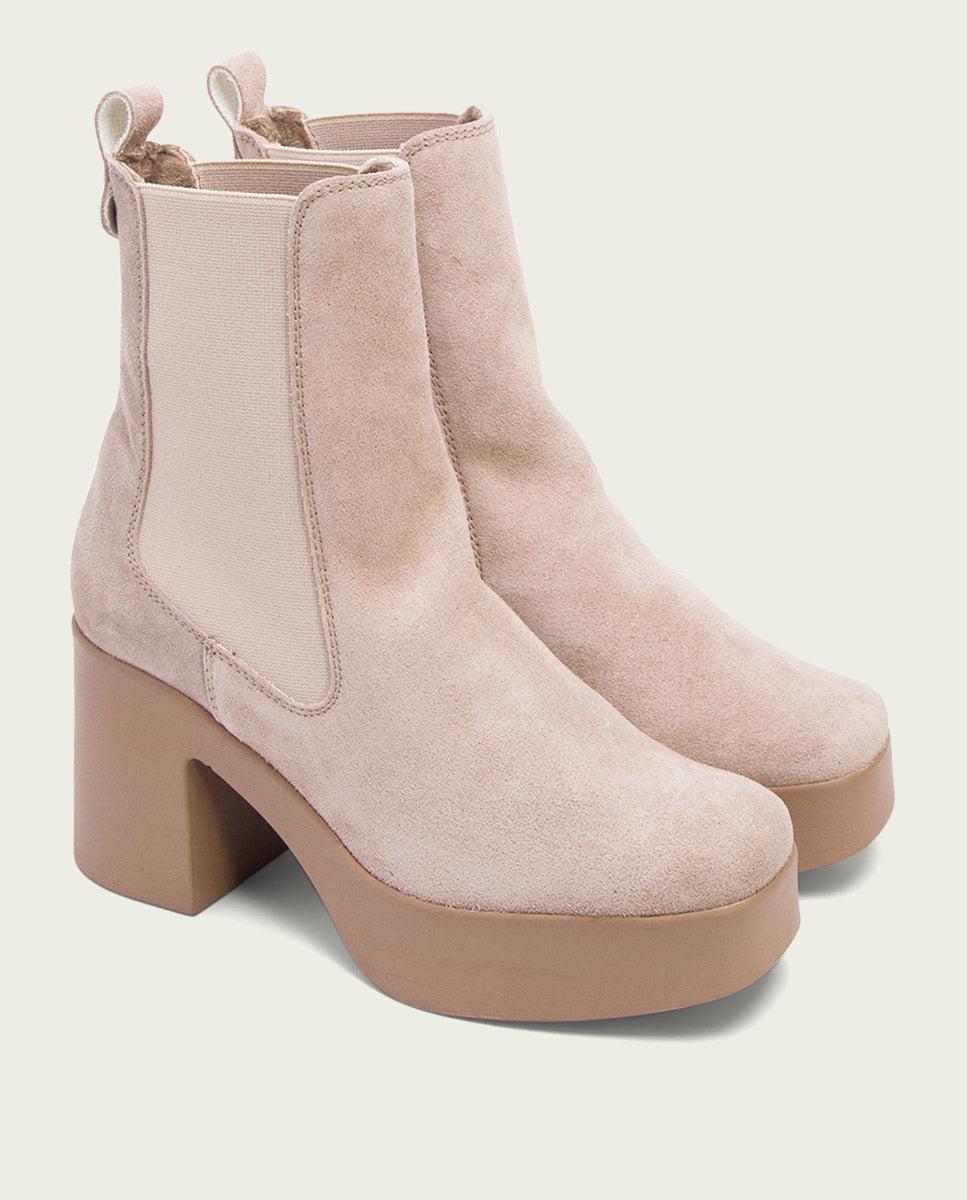 Porronet BOTINES DE TACÓN ARENA CON ELASTICOS LENA