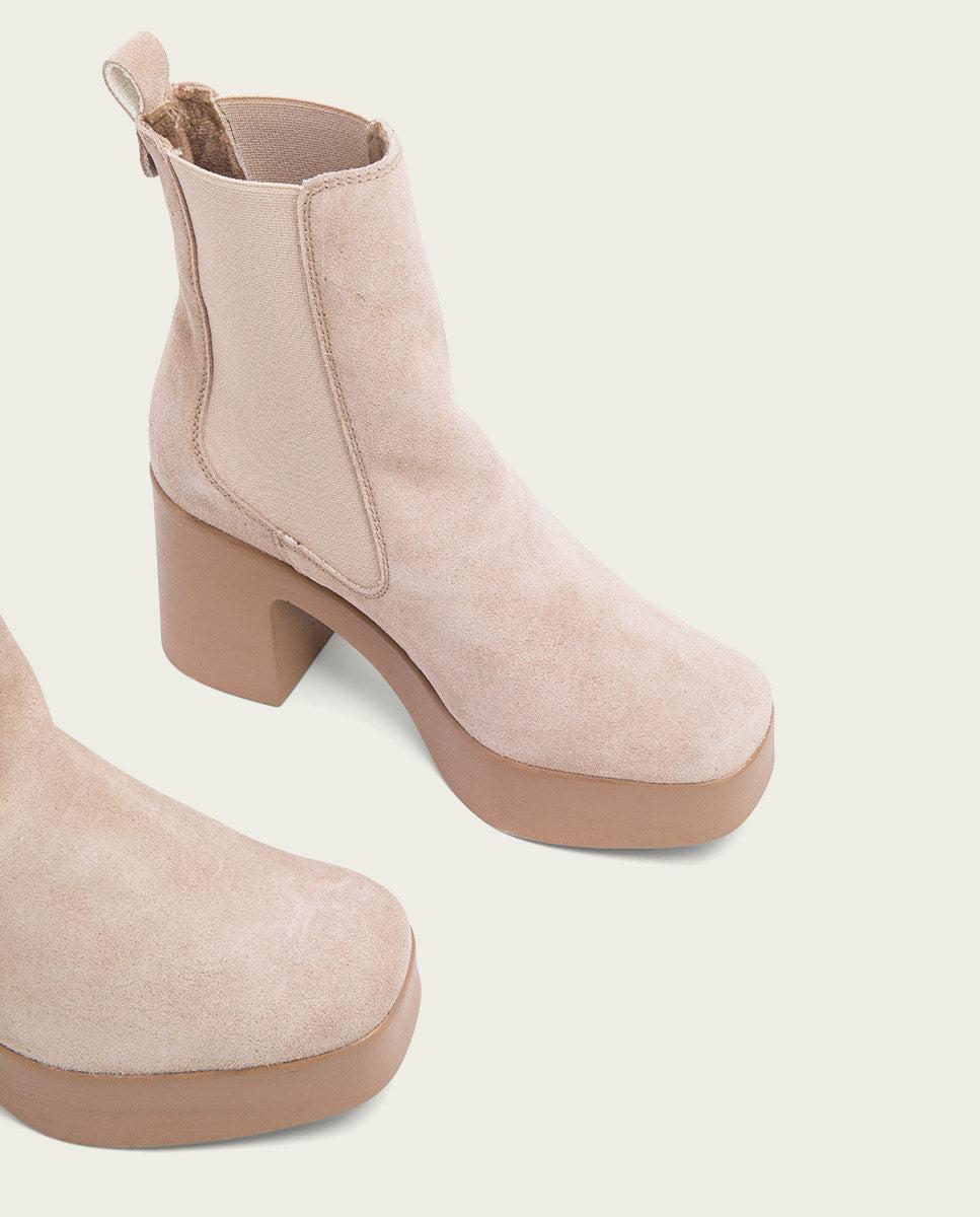 Porronet BOTINES DE TACÓN ARENA CON ELASTICOS LENA