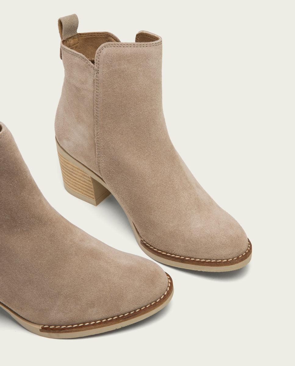 Porronet BOTINES DE TACÓN ARENA CREMALLERA NERY