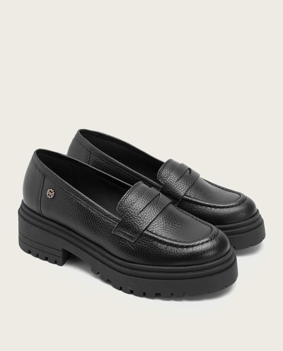 Porronet MOCASINES PLANOS NEGROS SAHIRA