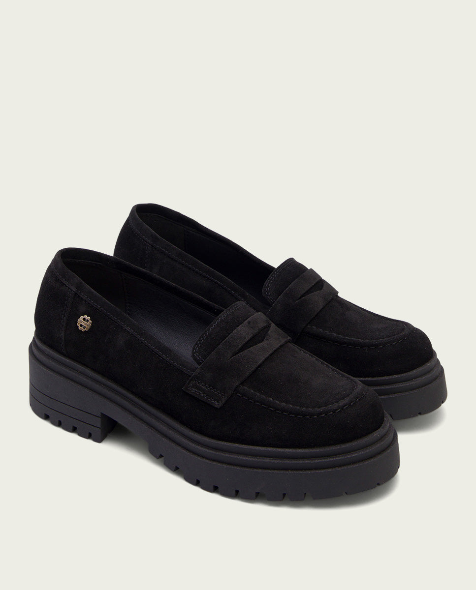 Porronet MOCASINES PLANOS NEGROS SELMA