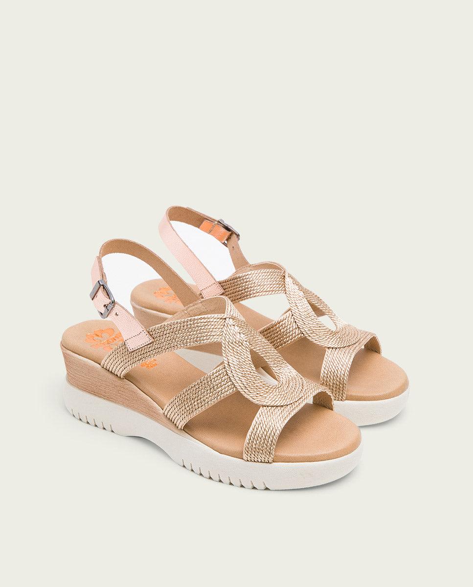 porronet SANDALIA CUÑA ROSE ELISA