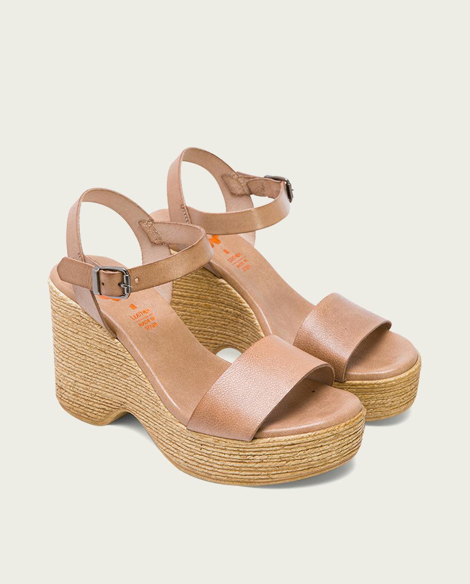 Porronet SANDALIA TACON ALTO TAUPE MICHELE