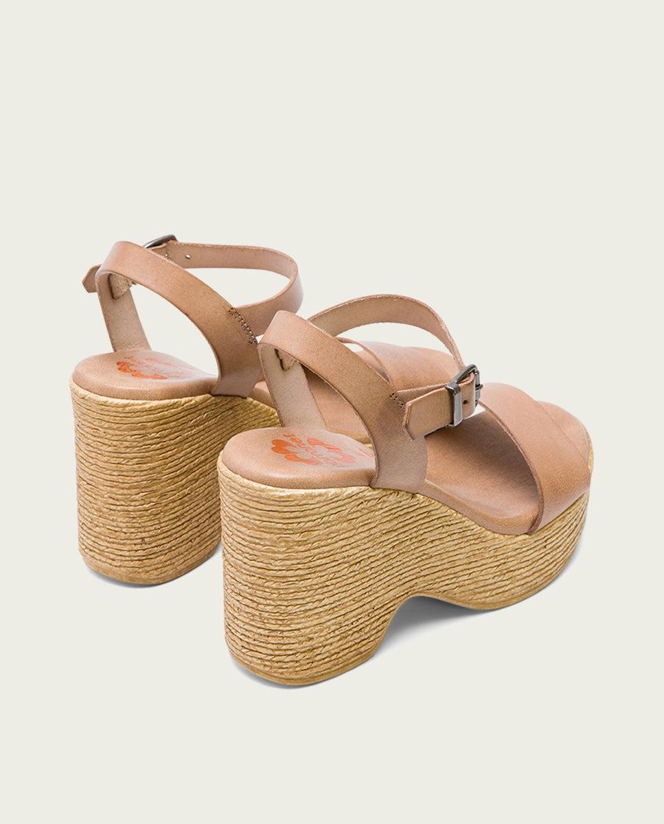 Porronet SANDALIA TACON ALTO TAUPE MICHELE