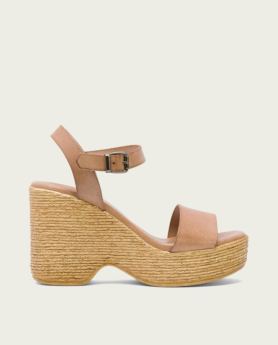 porronet SANDALIA TACON ALTO TAUPE MICHELE