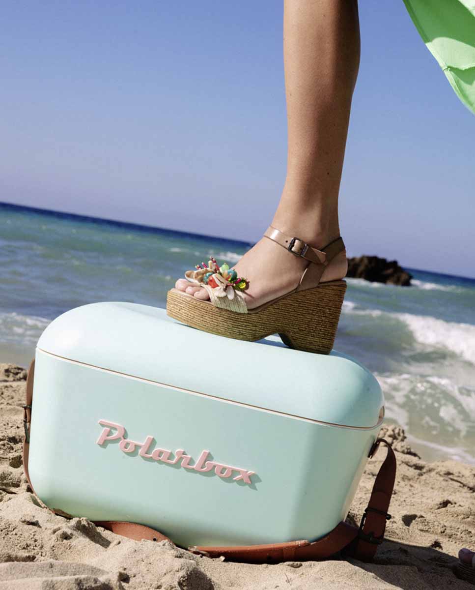 Porronet SANDALIA TACON ALTO TAUPE MIRTA