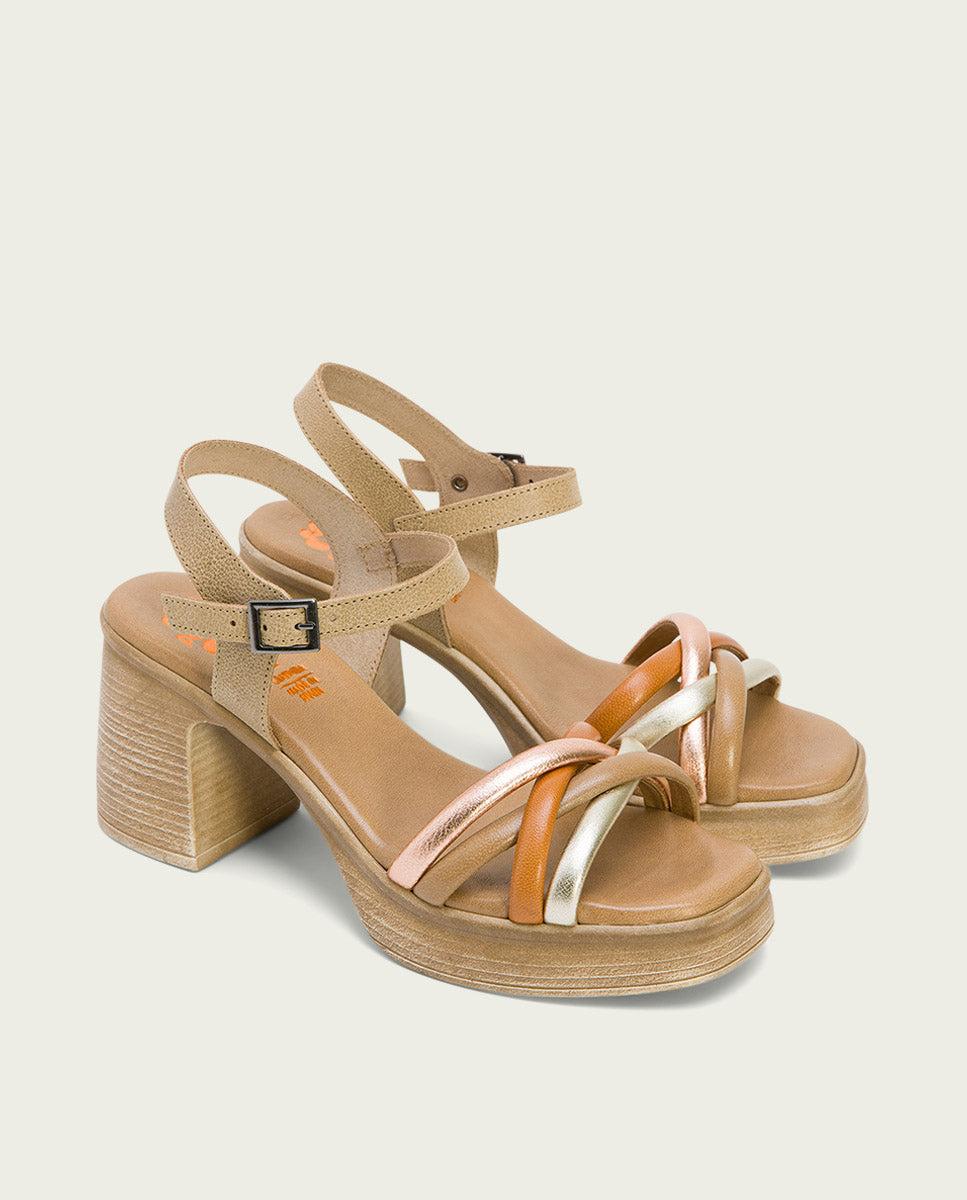 Porronet SANDALIA TACON PIEL ARENA IBBIE