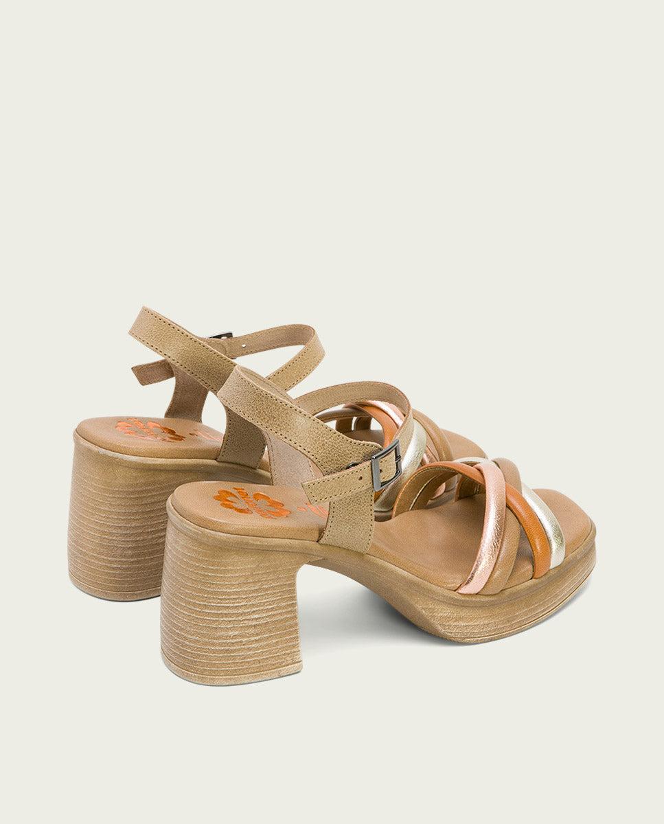 Porronet SANDALIA TACON PIEL ARENA IBBIE