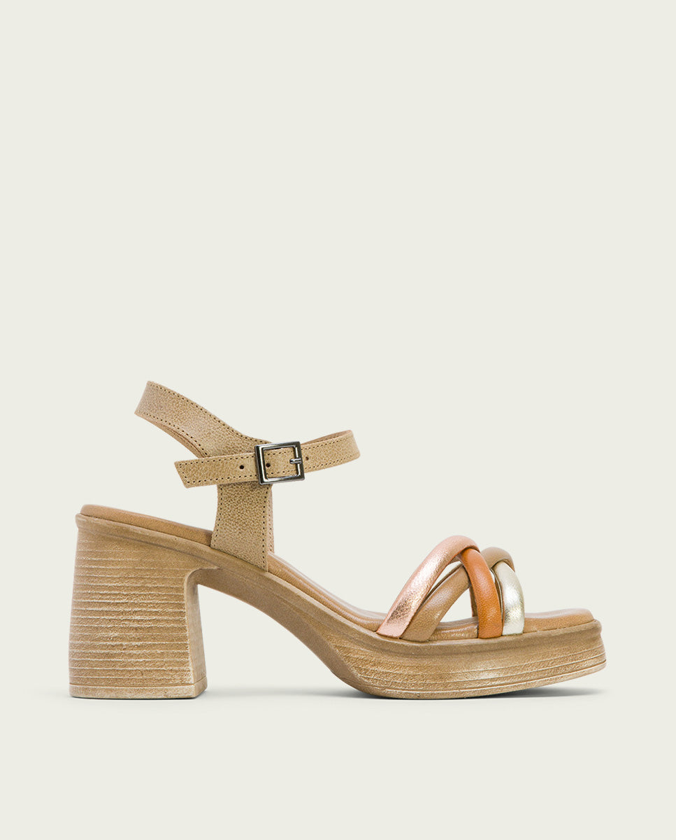 porronet SANDALIA TACON PIEL ARENA IBBIE