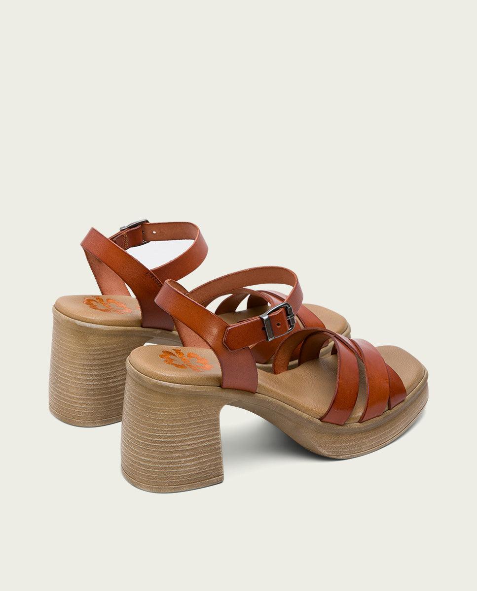 Porronet SANDALIA TACON PIEL CUERO ISIS