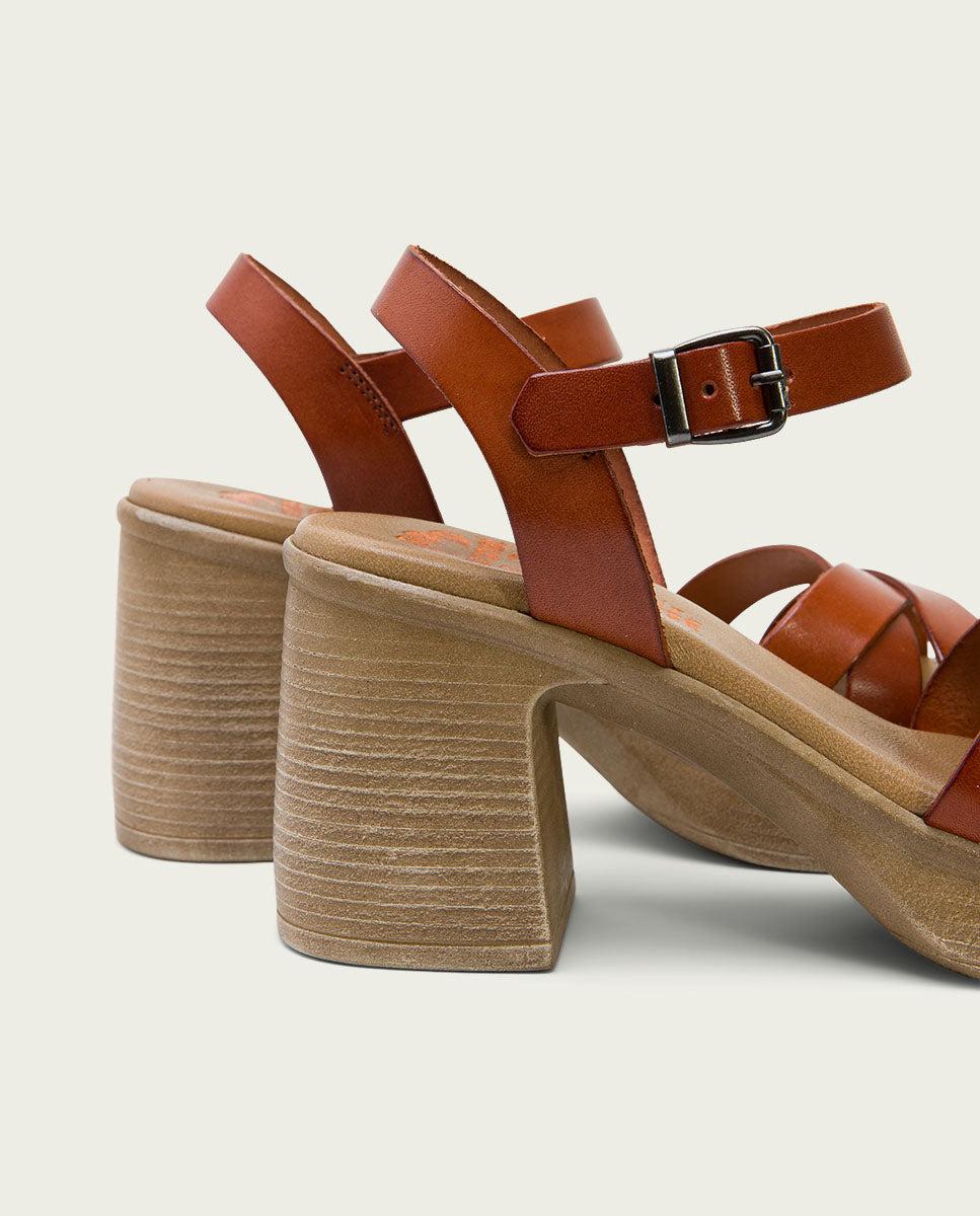 Porronet SANDALIA TACON PIEL CUERO ISIS