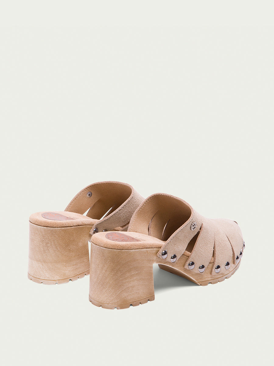 Porronet SANDALIA TACÓN SERRAJE ARENA GIA