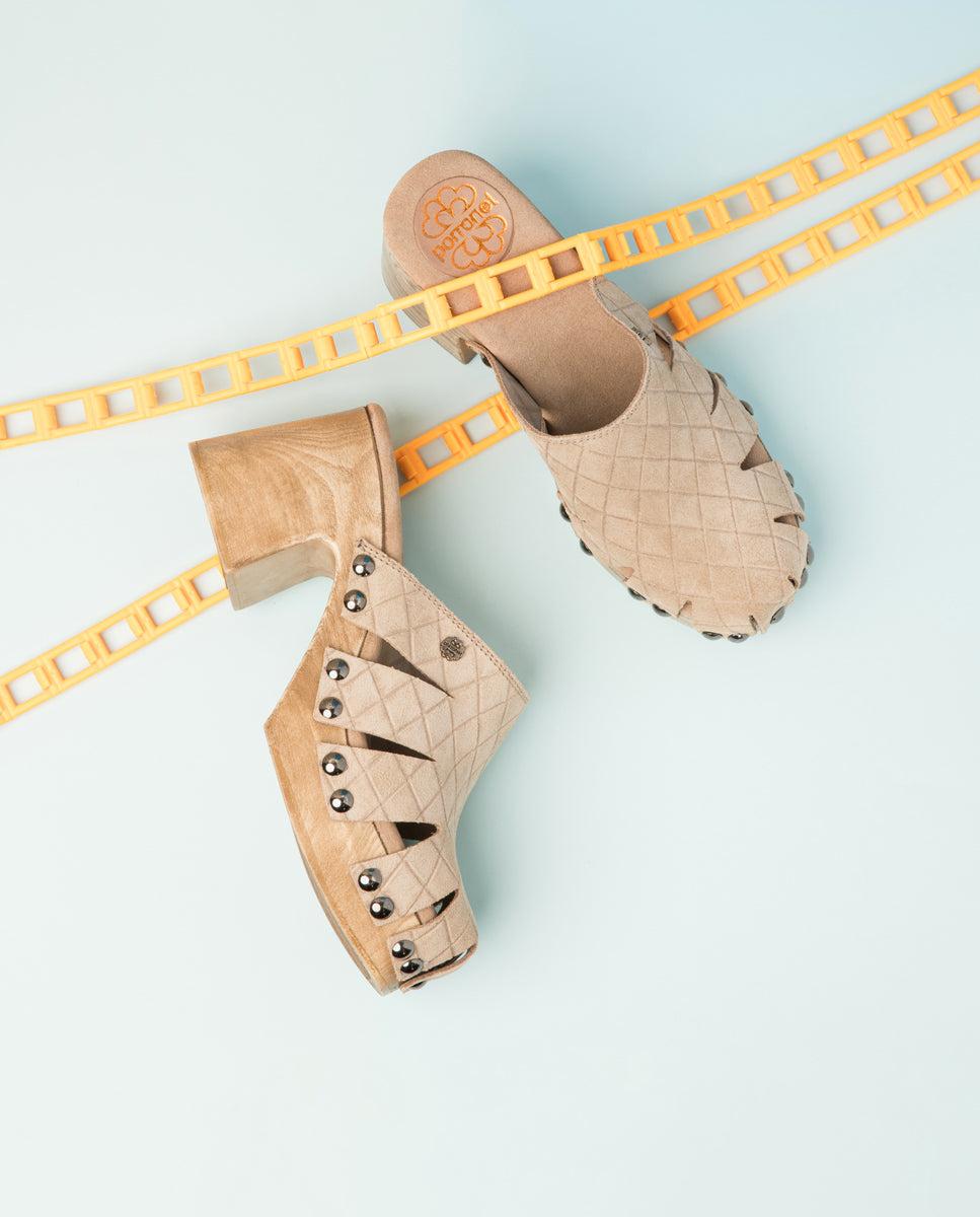 Porronet ZUECO TACÓN SERRAJE ARENA MALLA