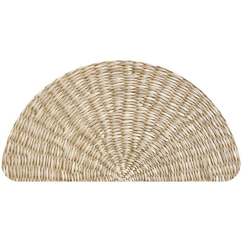 printodecor Alfombra de Bienvenida Mimbre Media Luna