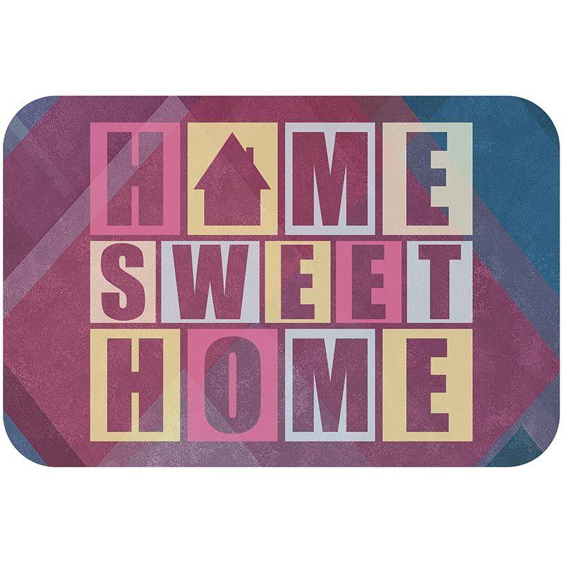 printodecor Alfombra de Bienvenida Sweet Home Square