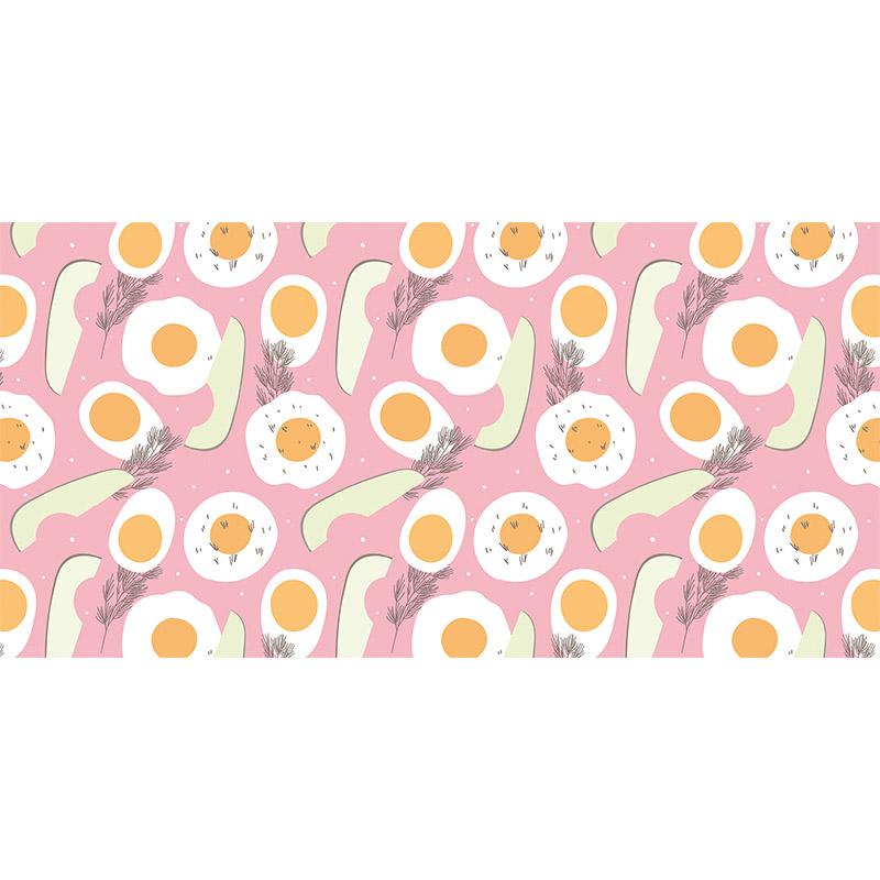 printodecor Alfombra Vinílica Cocina Huevos fritos y aguacate