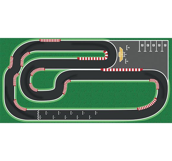 printodecor Alfombra Vinílica Infantil Circuito Vila-Seca