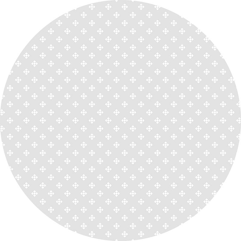 printodecor Alfombra Vinílica Redonda Grey Patterns