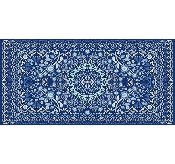 printodecor Alfombra Vinílica Vintage Azul – Special Prices