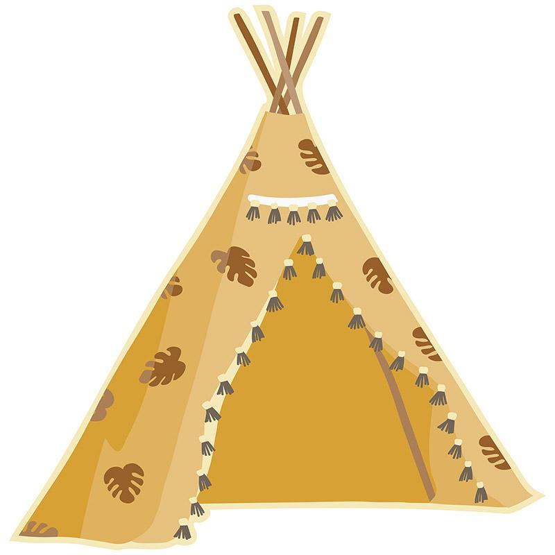 Printodecor Cabecero De Cama De Vinilo Infantil Tippy Indi