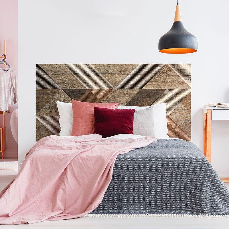 printodecor Cabecero de cama de vinilo Verlen Brown