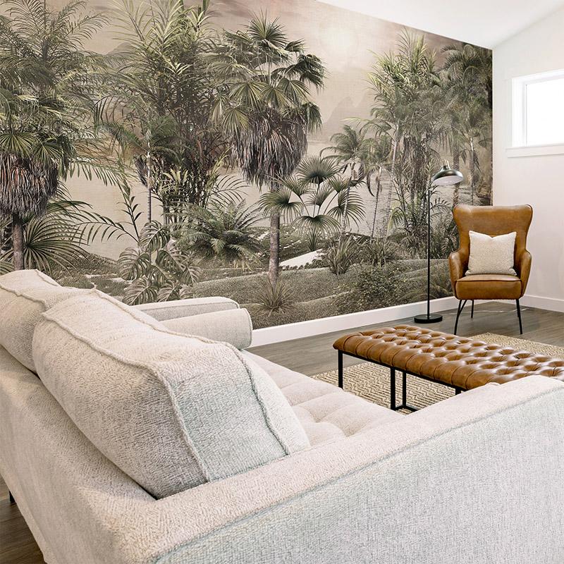 printodecor Papel pintado autoadhesivo mural Sunny jungle